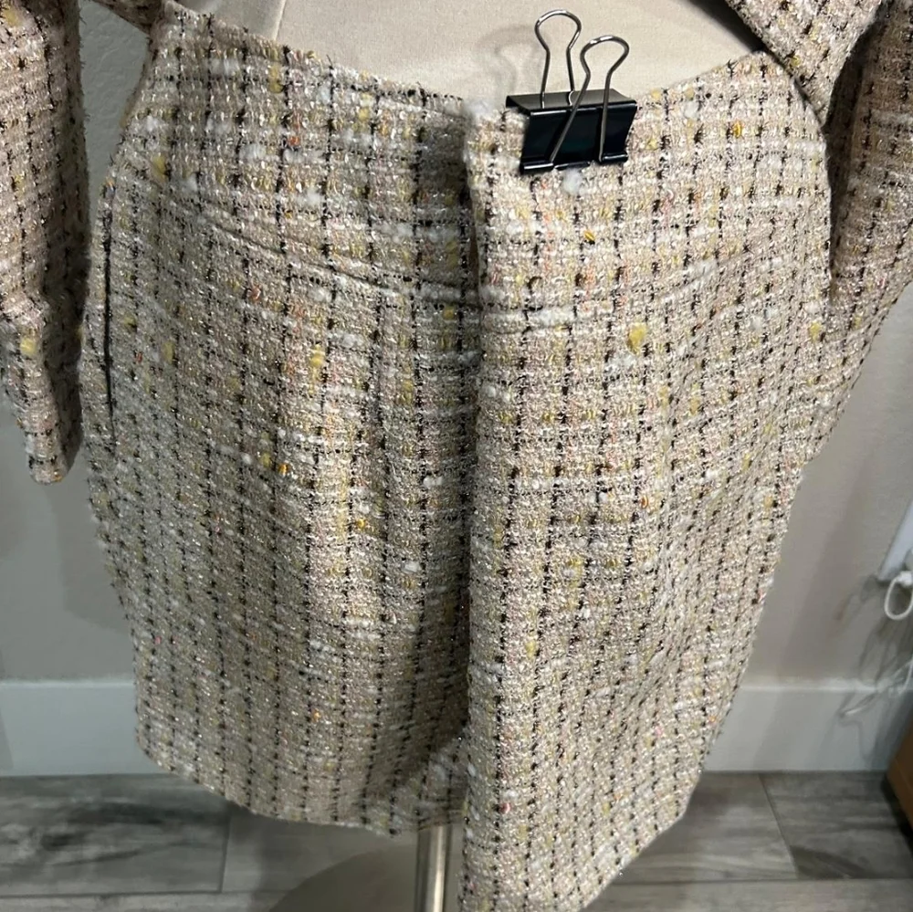 Tory Burch NWT Tweed Nova Skirt Size 10